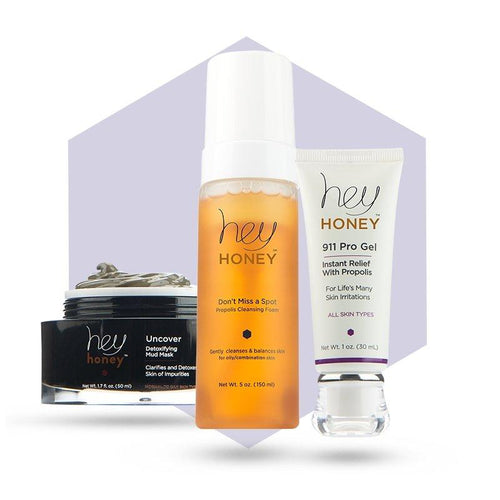 BALANCING TRIO - Oily Skin Balancing Set - Hey Honey Skin Care
