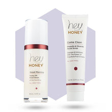 Load image into Gallery viewer, COME CLEAN DUET - Honey and Propolis Facial Treatment Set - Hey Honey Skin Care
