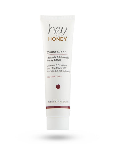 COME CLEAN - FACIAL SCRUB WITH PROPOLIS & MINERALS - Hey Honey Skin Care