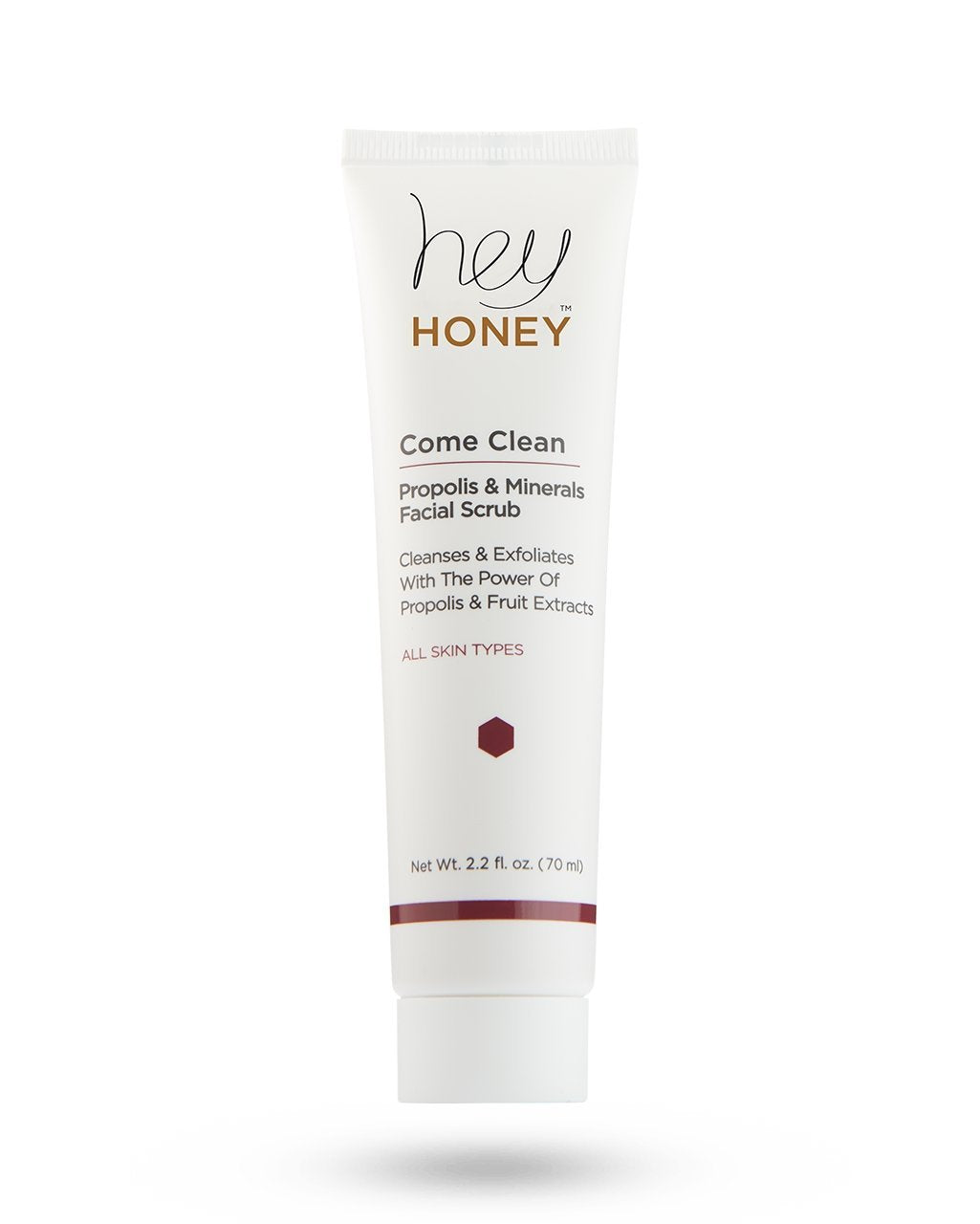 COME CLEAN - FACIAL SCRUB WITH PROPOLIS & MINERALS - Hey Honey Skin Care