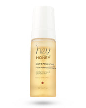 Load image into Gallery viewer, DON&#39;T MISS A SPOT! - Fresh Honey Cleansing Foam - Hey Honey Skin Care
