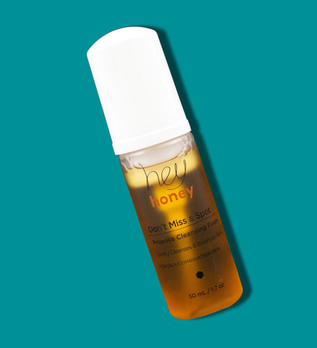 Don't Miss A Spot Propolis Cleansing Foam Deluxe - Hey Honey Skin Care